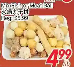 Foody World Mix fish or meat ball offer