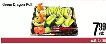 Nations Fresh Foods Green dragon rolls offer