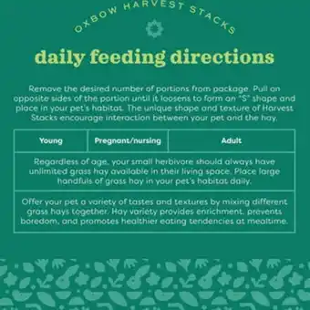 Oxbow harvest stacks western timothy with carrots