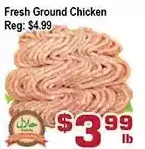 Top Food Supermarket Fresh ground chicken offer