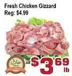 Top Food Supermarket Fresh chicken gizzard offer