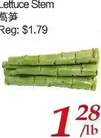 Tone Tai Supermarket Lettuce stem offer
