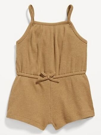 Old Navy Sleeveless rib-knit romper for baby offer