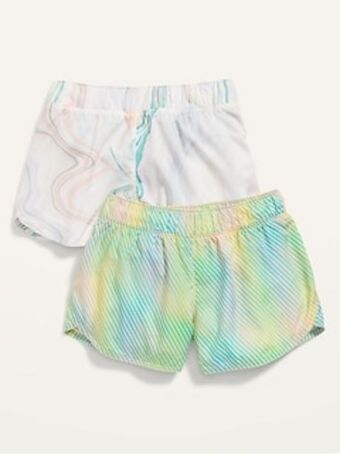 Old Navy Dolphin-hem run shorts for girls offer