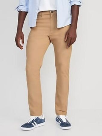 Old Navy Slim ultimate tech built-in flex chino pants for men offer
