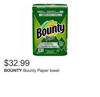 Costco Bounty paper towel offer