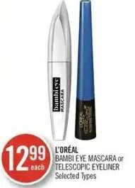 Shoppers Drug Mart L'oréal Bambi Eye Mascara or Telescopic Eyeliner offer