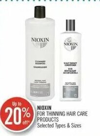 Shoppers Drug Mart Nioxin For Thinning Hair Care Products offer