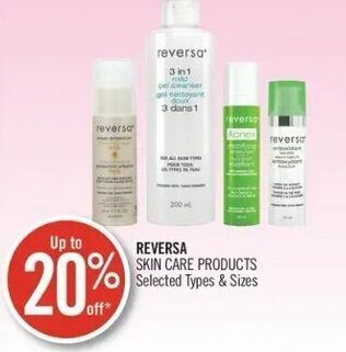 Shoppers Drug Mart Reversa Skin Care Products offer