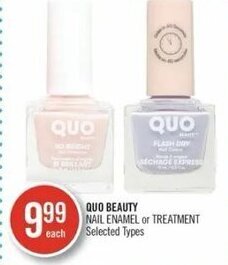 Shoppers Drug Mart Quo Beauty Nail Enamel or Treatment offer