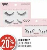 Shoppers Drug Mart Quo Beauty False Lashes offer