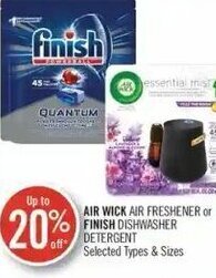 Shoppers Drug Mart Air Wick Air Freshener Or Finish Dishwasher Detergent offer