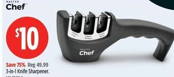 Canadian Tire Masterchef 3-in-1 Knife Sharpener offer