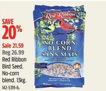 Canadian Tire Red Ribbon Bird Seed. No-Corn blend. 13kg offer