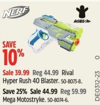 Canadian Tire Nerf Mega Motostryke offer