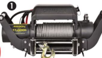 Canadian Tire Champion 11,000-lb truck winch with speed mount offer