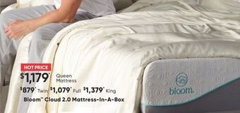Sleep Country Bloom cloud 2.0 mattress-in-a-box offer