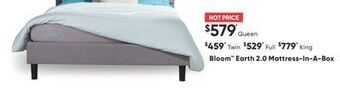 Sleep Country Bloom earth 2.0 mattress-in-a-box offer