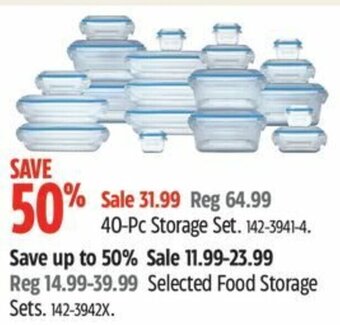 Canadian Tire 40-Pc Storage Set offer
