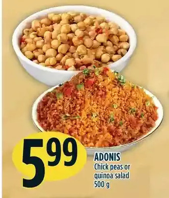 Marché Adonis Adonis chick peas or quinoa salad offer