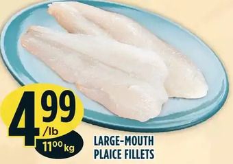 Marché Adonis Large-mouth plaice fillets offer