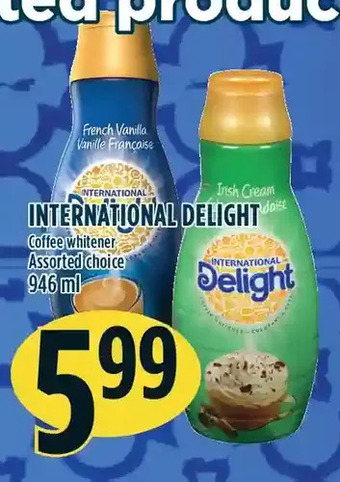 Marché Adonis International delight coffee whitener offer