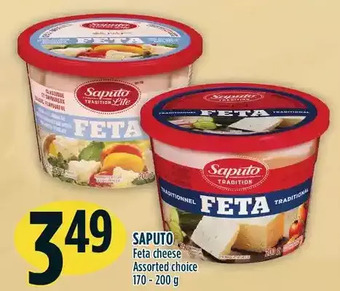Marché Adonis Saputo feta cheese offer