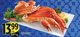 Marché Adonis Crab section offer
