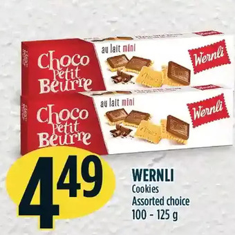 Marché Adonis Wernli cookies offer