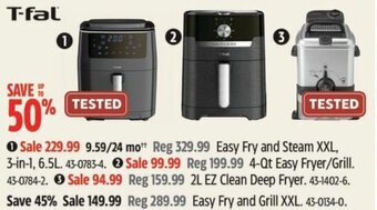 Canadian Tire T-Fal Easy Fry and Steam XXL, 3-in-1, 6.5L offer