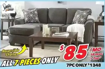 Surplus Furniture Brise slate 2-piece sectional offer