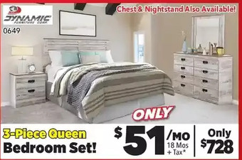 Surplus Furniture Millbrook 3-piece bedroom set offer