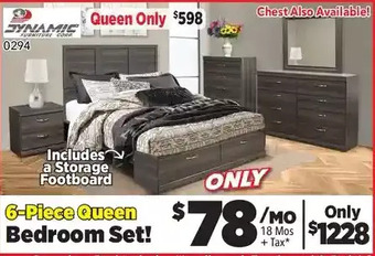 Surplus Furniture Sonoma 6-piece storage bedroom set offer
