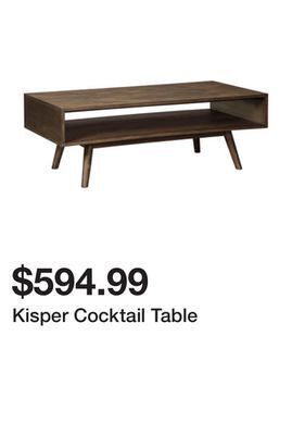 Ashley Furniture Kisper cocktail table offer