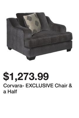 Ashley Furniture Corvara- exclusive chair & a half offer