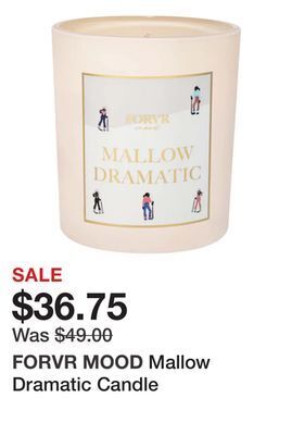 Sephora Mallow dramatic candle offer