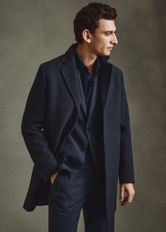 Recycled woollen coat