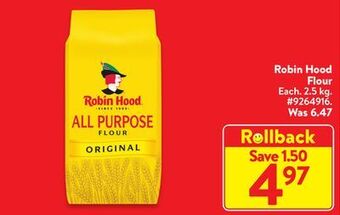 Walmart Robin hood flour offer