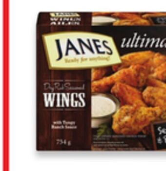 Walmart Janes ultimates chicken wings or bites offer