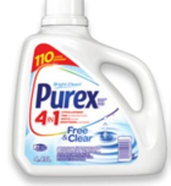Walmart Purex liquid laundry detergent offer