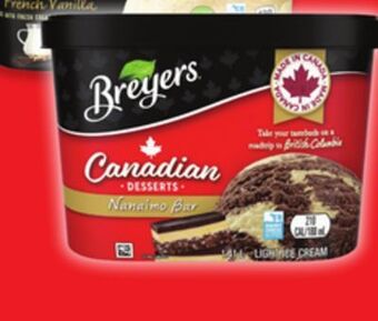 Walmart Breyers canadian desserts tubs offer