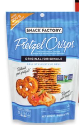 Walmart Snack factory pretzel crisps offer