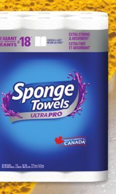 Walmart Spongetowels ultrapro paper towels offer