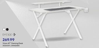 Staples Emerge vizon 47" gaming desk offer