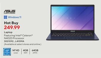 Staples Asus laptop offer