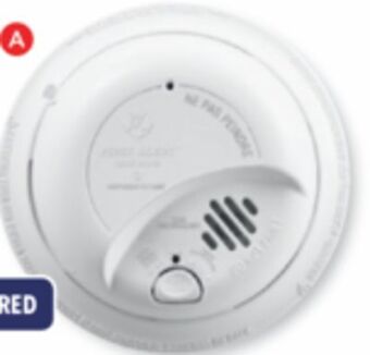 Lowe's First alert smoke alarm offer
