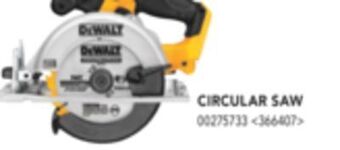 Lowe's Dewalt circular saw offer