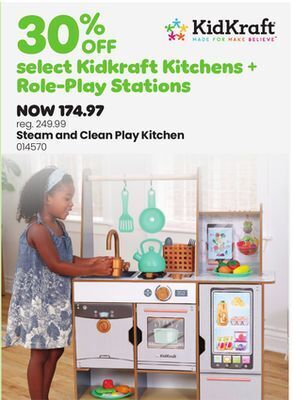 Toys R us Kidkraft steam and clean play kitchen offer
