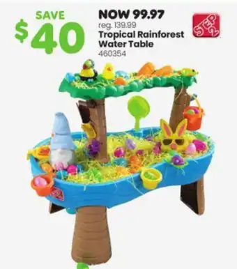 Toys R us Step 2 tropical rainforest water table offer