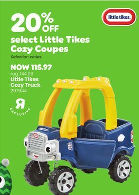 Toys R us Little tikes cozy truck offer